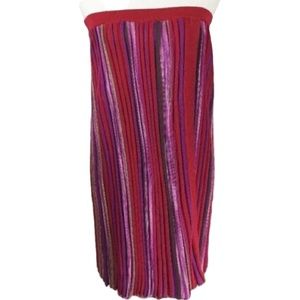 Bebe Retro Pleated Strapless Tube Wrap Dress or Skirt Size XS